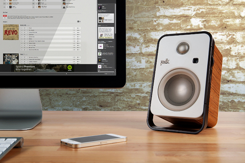 Polk takes desktop loudspeaker design to new heights with Hampden.