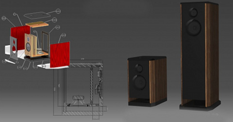 Columbus: New loudspeaker series with active compensation from Casta Acoustics