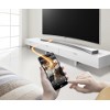 LG unveiled their first curved sound bar.