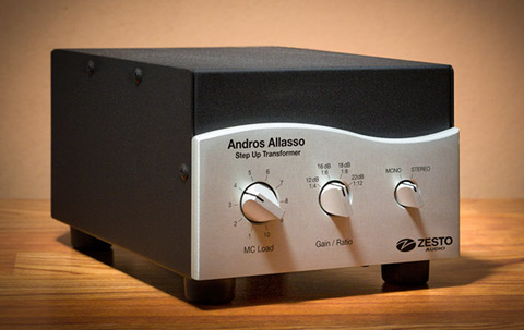 Zesto Audio introduced the Andros Allasso Step-Up Transformer.