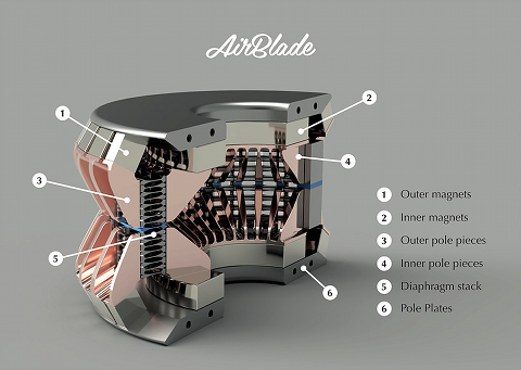 Arya Audio Labs' AirBlade driver.