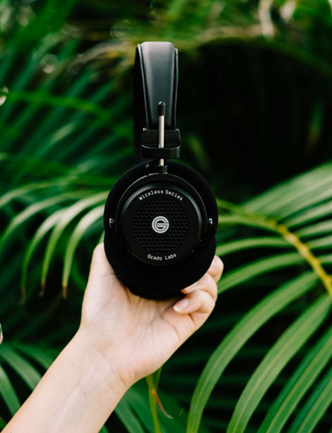 Grado announced world's first open back Bluetooth headphones.