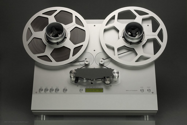 M 002 P: Ballfinger unveiled new open reel, playback-only, tape deck.