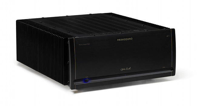 Parasound debuts flagship Halo JC 1+ 450W monoblock power amplifier.