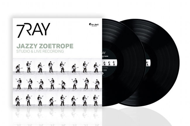 Pro-Ject Audio announced the 7RAY feat. Triple Ace - Jazzy Zoetrope Studio and Live Recording vinyl record.