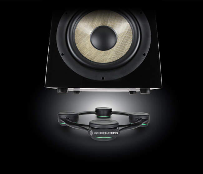 IsoAcoustics adds Aperta Sub on Aperta Series, for subwoofer isolation.