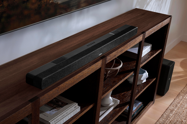 Denon introduces Dolby Atmos-Certified 3.1.2 sound bar and subwoofer combination.