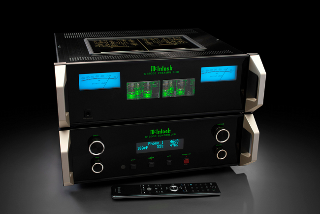 McIntosh unveiled the C12000 preamplifier.